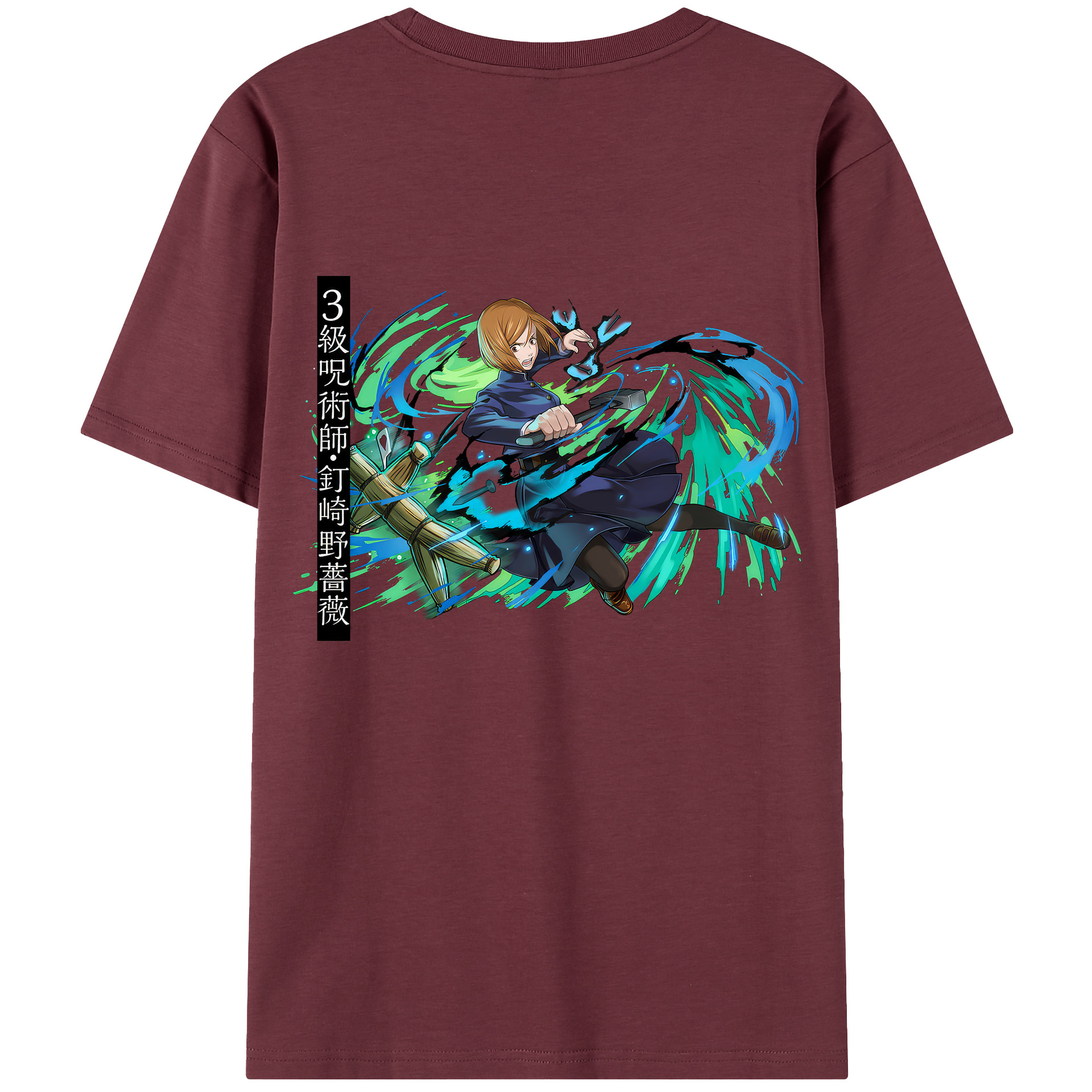 （画像用） 呪術廻戦 Jujutsu Kaisen 綿100％半袖Tシャツ（背面プリント）